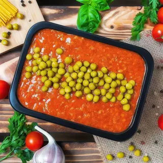 Spaghetti Con Piseli