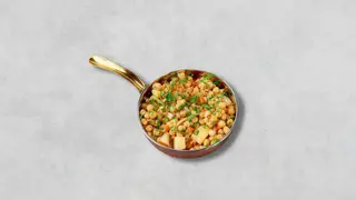 Aloo chana chat