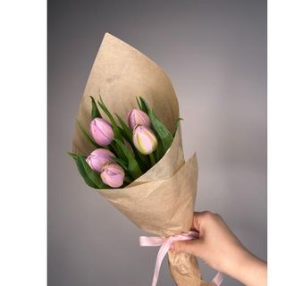 Tulipany różowe 5 szt