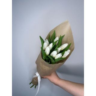 Tulipany biały 11 szt