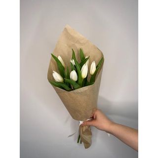 Tulipany biały 7 szt