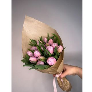 Tulipany różowe 15 szt