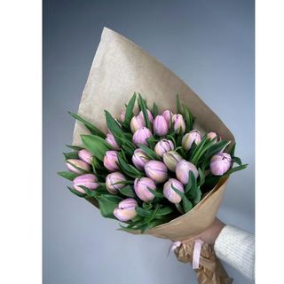 Tulipany różowe 25 szt