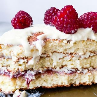 Pankejki z SOSEM KOKOSOWYM i wiórkami kokosowymi