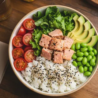 Bowl z Grill Łososiem