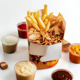 Kebab Box samo mięso Mały