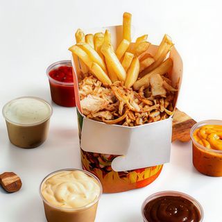 Kebab Box samo mięso Mały