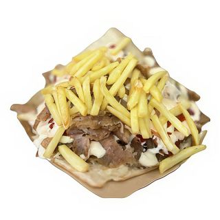 Kebab w bułce (samo mięso) mały