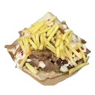 Kebab w bułce (samo mięso) średni