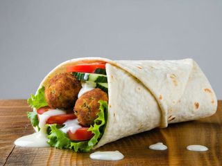Tortilla wegetariańska mega