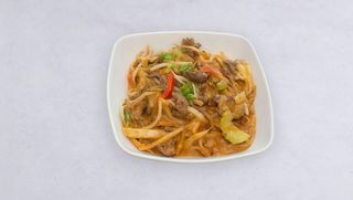 Wołowina w sosie z trawą cytrynową