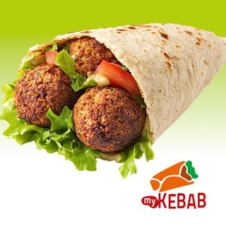 Pita wegetariańska z frytkami