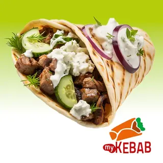 Pita kebab z serem