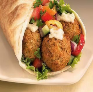 Rollo wegetariański z falafel