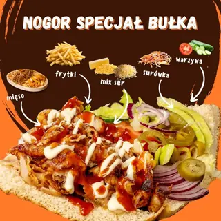 Nogor Specjal Bułka + Pepsi 330 ML