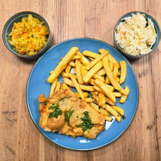 Dorsz w Cieście Naleśnikowym 