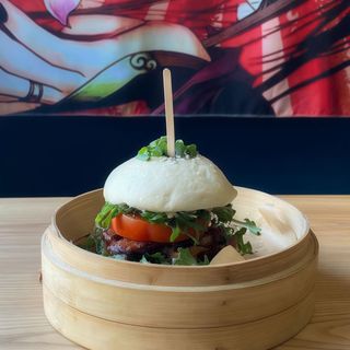 Burger Bao z KURCZAKIEM