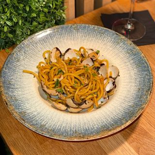 Spaghetti alla Chitarra z małżami Vongole