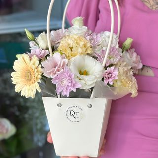 Torebka kwiatowa z Gerberą