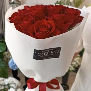 Bukiet n.36 z Róży czerwonej -11szt