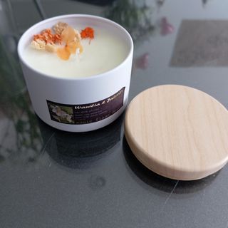 Świeca sojowa zapachowa biały sloik