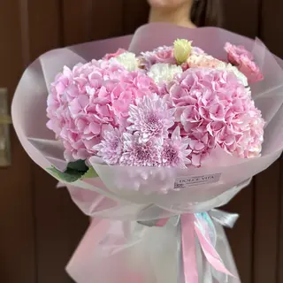 Bukiet n.109  Florystyczny Różowy