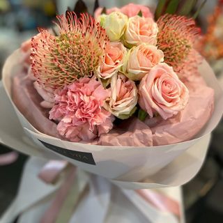 Bukiet n.6 z Różowo