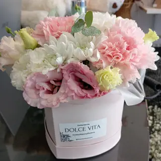 23- Flowerbox Serce ( mix kwiatów )