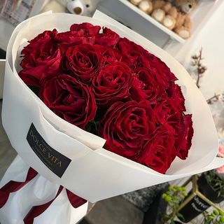 Bukiet n.67 z Róży czerwonej 21 szt