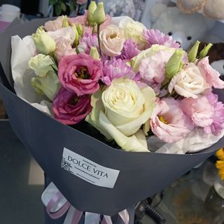 Bukiet n.83 Biało -rożowy