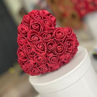 Serduszko z różyczek winny (S)