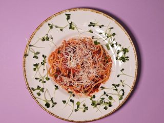 Spaghetti z ragu wołowym