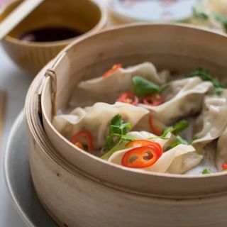 Na parze - Gyoza grzyby i kurczak 8 szt.