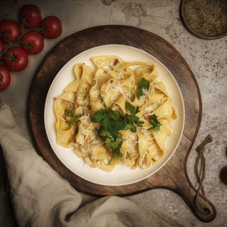 Pappardelle a la Carbonara