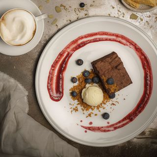 Brownie na ciepło (bez lodów)