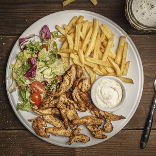 Shoarma z szarpaną wieprzowiną 