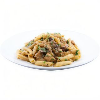Makaron penne z kurczakiem i pastą truflową
