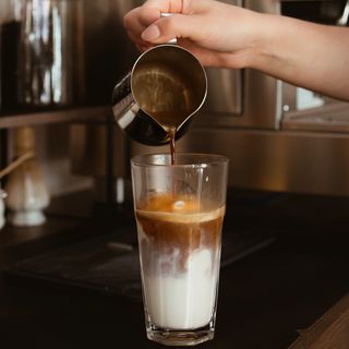 Affogato pistacjowe