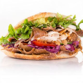 Kebab w bułce duży