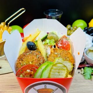 Falafel box średni 