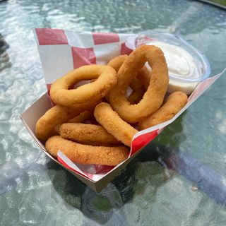 Mini Onion Rings 10 szt sos czosnkowy 