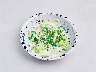 Szpinak w sosie z gorgonzoli