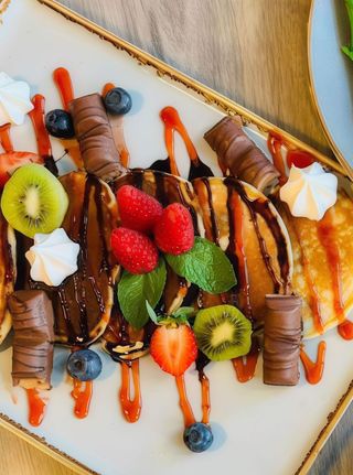 Pancakes owoce leśne