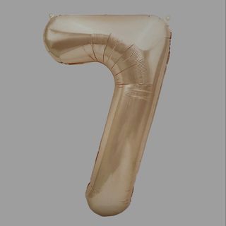 Balon z helem cyfra 7