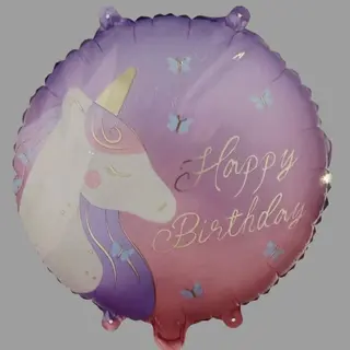 Balon urodzinowy z jednorożcem