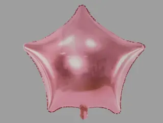 Balon w kształcie Różowej gwiazdy 