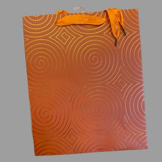 Torba na prezenty 32*26 cm pomarańczowa