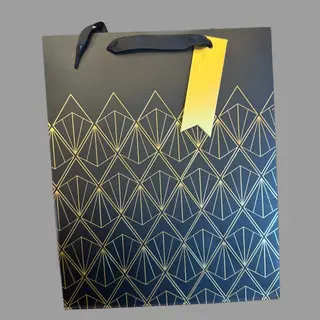 Torba na prezenty 26*32 cm czarna 