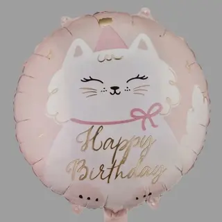 Balon urodzinowy z kotem