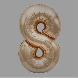 Balon cyfra 8